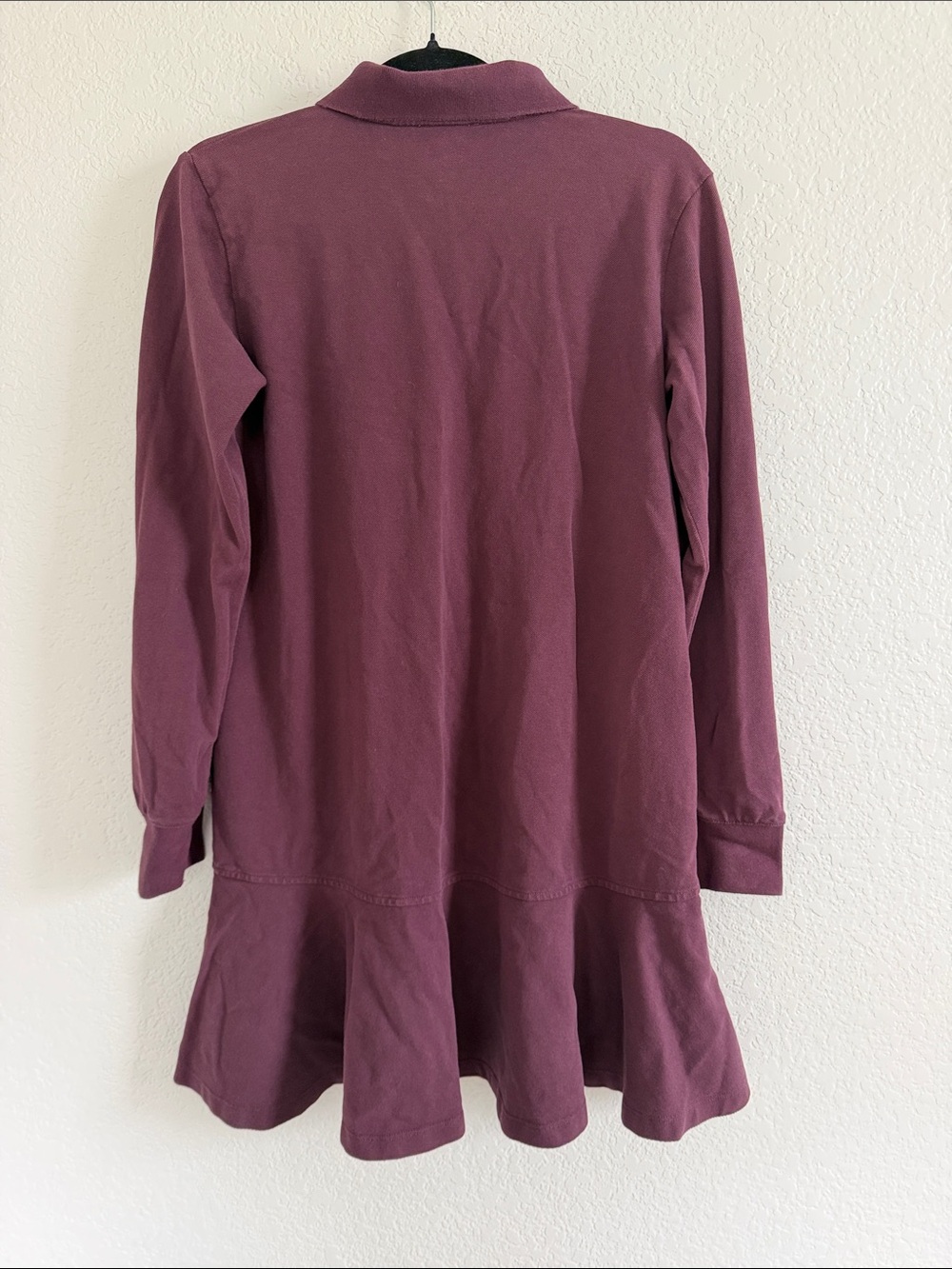 TUCKERNUCK Winetasting Long Sleeve Pique
May Polo Dress. Size S - Picture 9 of 12
